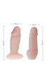 10,5 cm - 10 cm Belden Bağlamalı İçi Dolu Çift Strap-on - Resim 2