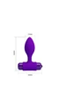 Mor Titreşimli Anal Plug, 10 Fonksiyonlu - Resim 2