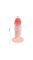 11 cm, Vantuzlu Silikon Penis - Resim 2
