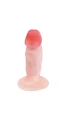 11 cm, Vantuzlu Silikon Penis - Resim 3