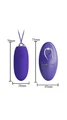 Klitoris Uyaricili Uzaktan Kumandalı Yumurta Vibratör, 12 Titreşim Fonksiyonlu - Resim 2