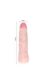 16 cm Ten Renkli Damarlı Dildo Penis - Resim 2