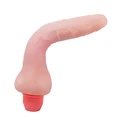 19.3 Cm Bükülebilir Realistik Ten Rengi Penis Vibratör - Resim 6