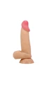 19.4 cm Realistik, Bükülebilir, Vantuz Tabanlı Dildo - Resim 6