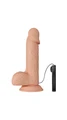 19.4 cm Realistik Ten Penis Vibratör - Resim 3