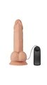 19.4 cm Realistik Ten Penis Vibratör - Resim 5