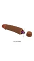 19.5 cm Brown Realistik Penis Vibratör - Resim 4
