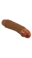19.5 cm Brown Realistik Penis Vibratör - Resim 6