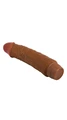 19.5 cm Brown Realistik Penis Vibratör - Resim 7