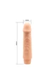 19.5 cm Realistik Ten Penis Vibratör - Resim 2