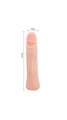 19 cm Ten Renkli Damarlı Dildo - Resim 2