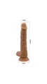 20 cm Ten Realistik Penis Vibratör - 7 İtmeli, 7 Döndürmeli, Üstün Teknoloji - Resim 2