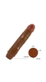 21.5 cm Kahverengi Realistik Penis Vibratör - Resim 4
