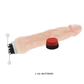 21.5 cm Realistik Ten Penis Vibratör - Resim 3