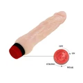 21.5 cm Realistik Ten Penis Vibratör - Resim 7