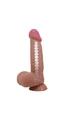 21.8 cm Ten Dokulu Realistik Dildo - Resim 3