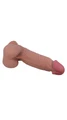 21.8 cm Ten Dokulu Realistik Dildo - Resim 6