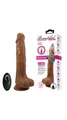 21 cm Kumandalı Realistik Penis Vibratör - 7 Titreşimli, 7 Döndürmeli, İtmeli - Resim 1