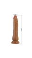 21 Cm, Kahverengi, Realistik, Damarlı, Vantuzlu Dildo - Resim 2
