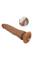 21 Cm, Kahverengi, Realistik, Damarlı, Vantuzlu Dildo - Resim 7
