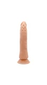 21 Cm Ten Rengi Realistik Damarlı Vantuzlu Dildo - Resim 4