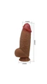 22 Cm Kalın Gerçekçi Dildo - Resim 2