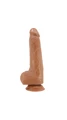 23.3 cm Sünnetsiz Realistik Dildo - Resim 4