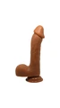 23.4 cm Damarlı Gerçekçi Dildo - Resim 3
