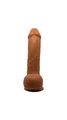 23.4 cm Damarlı Gerçekçi Dildo - Resim 4