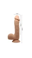 23.4 cm Damarlı Realistik Dildo - Resim 2