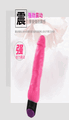 24 cm Pembe Realistik Formlu Vibratör - Resim 7