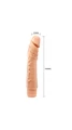 24 cm Realistik Ten Rengi Penis Vibratör - Resim 1