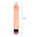 25 Cm Realistik Ten Dokulu Penis Vibratör - Resim 2