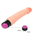 25 Cm Realistik Ten Dokulu Penis Vibratör - Resim 3