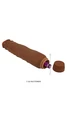 26 Cm Kahverengi Gerçekçi Penis Vibratör - Resim 5