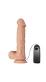26 cm Realistik Ten Penis Vibratör - Resim 8