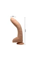 28 Cm Gerçekçi Kalın Vantuzlu Dildo - Resim 2