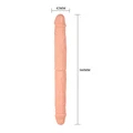 36 cm Realistik Dildo Penis - Çift Taraflı, Lezbiyen - Resim 2