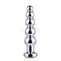 5 Boğumlu Metal Anal Plug Tıkaç, 14.1cm - Resim 1