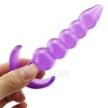 11.5cm Silikonlu 5 Boğumlu Mor Plug - Resim 3