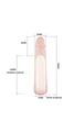 6 cm Dolgulu Uzatmalı Premium Silikon Penis Kılıfı - Resim 2
