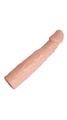 6 cm Silikon Penis Kılıfı - Titreşimli, Dolgulu, Uzatmali - Resim 5