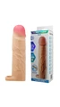 7.6 cm Premium Dolgulu Ten Rengi Silikonlu Penis Kılıfı - Resim 1