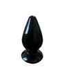 9cm Vantuzlu Silikon Anal Plug - Siyah - Resim 2
