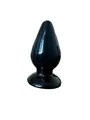 9cm Vantuzlu Silikon Anal Plug - Siyah - Resim 1
