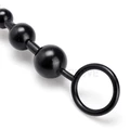 Anal-Vajinal 25 Cm Siyah Sıralı Zevk Topları, Anal Plug - Resim 3