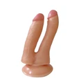 Çiftli Penis Anal-Vajinal Dildo - Resim 1