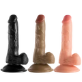18 cm Ultra Gerçekçi Ten Dokulu Vantuzlu Dildo - Resim 4