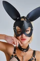Fantezi Kostüm - Tavşan Maskeli Deri Harness - Resim 2