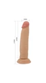 Keon 21,4 Cm Realistik Vantuzlu Dildo Penis - Resim 1